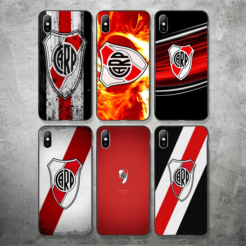 

Phone Case Fernandez For iphone DIY For River Plate FC Case Black Soft TPU For iPhone 11Pro X XR XS MAX 7 8 7plus 6 6S 5S SE 5