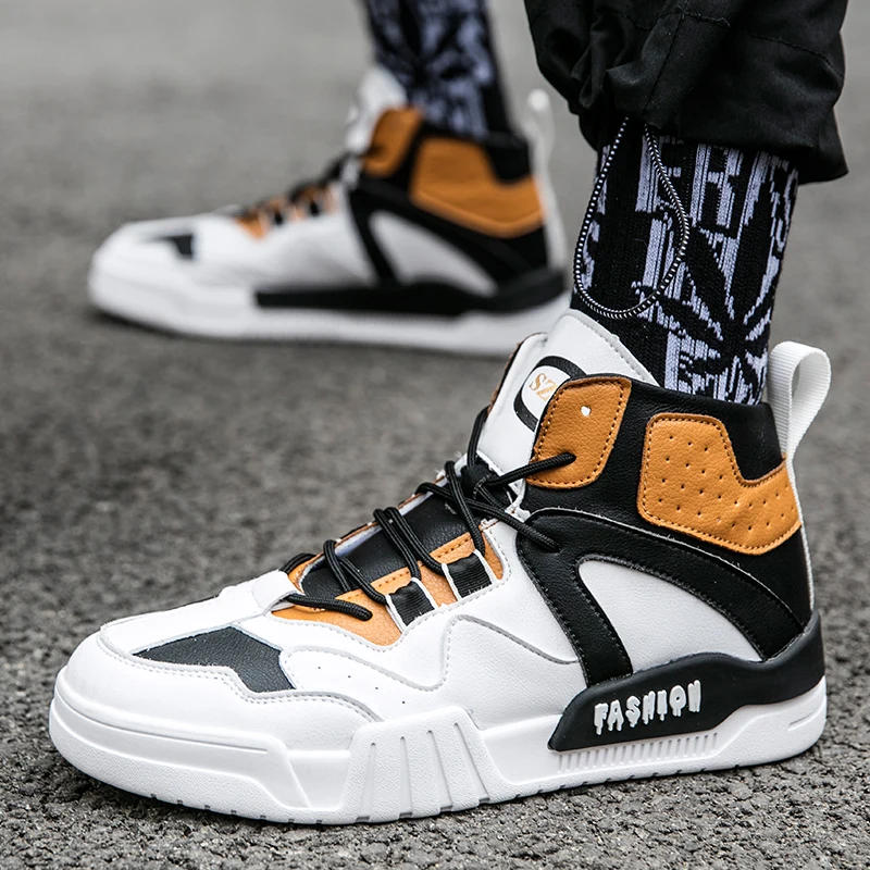 

Man High Top Sneakers Casual Shoes for Men Fashion Shoes Sneaker Male Zapatos De Hombre Footwear Adult Krasovki Chaussure Homme