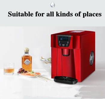 

New ice maker commercial household small automatic tap water into milk tea shop automatic drop ice maker drink shop coffee shop