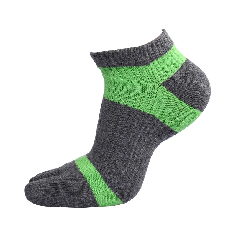 QHG Men Sports Socks Boys Cotton Finger Breathable Five Toe Socks Pure Sock New - Цвет: QHG