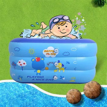 

Kids Inflatable Pool Inflatable Swimming Pool Outdoor Children's Bathing Pool Indoor Inflatable Pool Home Use Paddling Pool