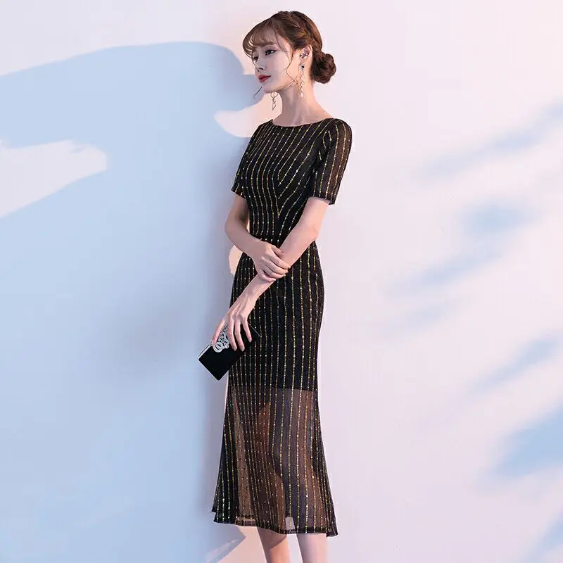 Little black dresses elegant robe de mariage femme evening Dresses Moroccan Kaftan Formal party prom vestidos de fiesta de noche