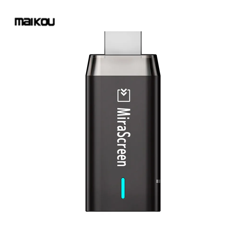 Mirascreen D8 5G двухдиапазонный 1080P Miracast беспроводной DLNA AirPlay HDMI tv Stick Wifi Дисплей ТВ ключ приемник для YouTube - Цвет: Черный