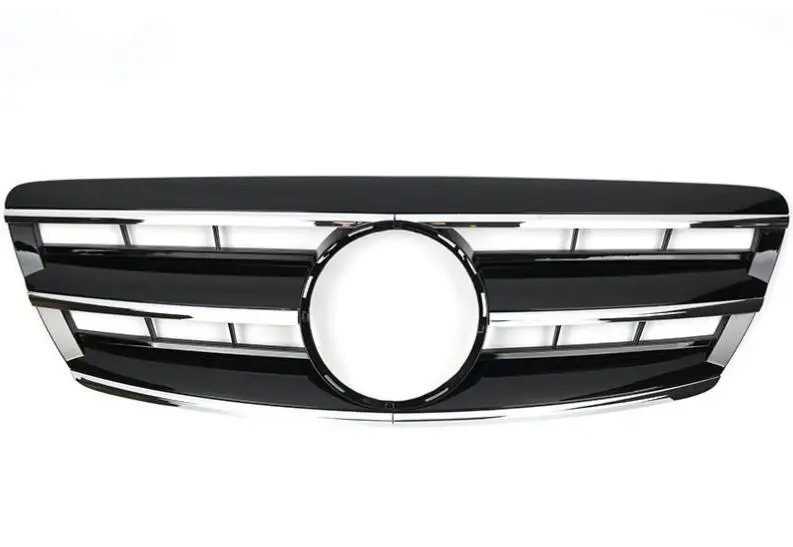 Для Mercedes для Benz S-class W220 2003-2006 с эмблемой CL Стиль переднего бампера гоночная решетка - Цвет: black
