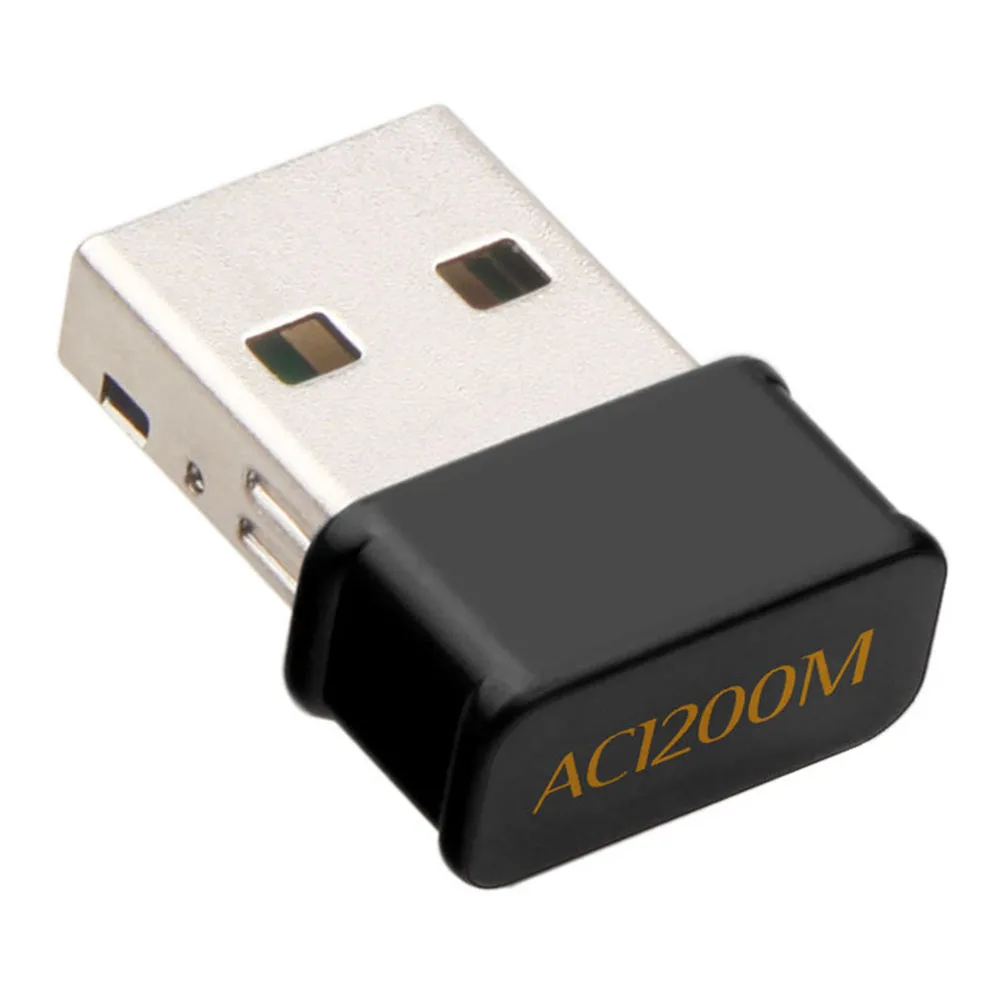 Мини Wifi адаптер сетевой карты ключ AC1200Mbps двухдиапазонный 2,4G/5G USB 3,0 беспроводной для настольного ноутбука