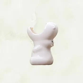 

Simple Outdoor Flowerpot Ceramic Hippopotamus Shape Basin Succulent Plant Potted Acessories Desktop Ornament for Home Office Lan