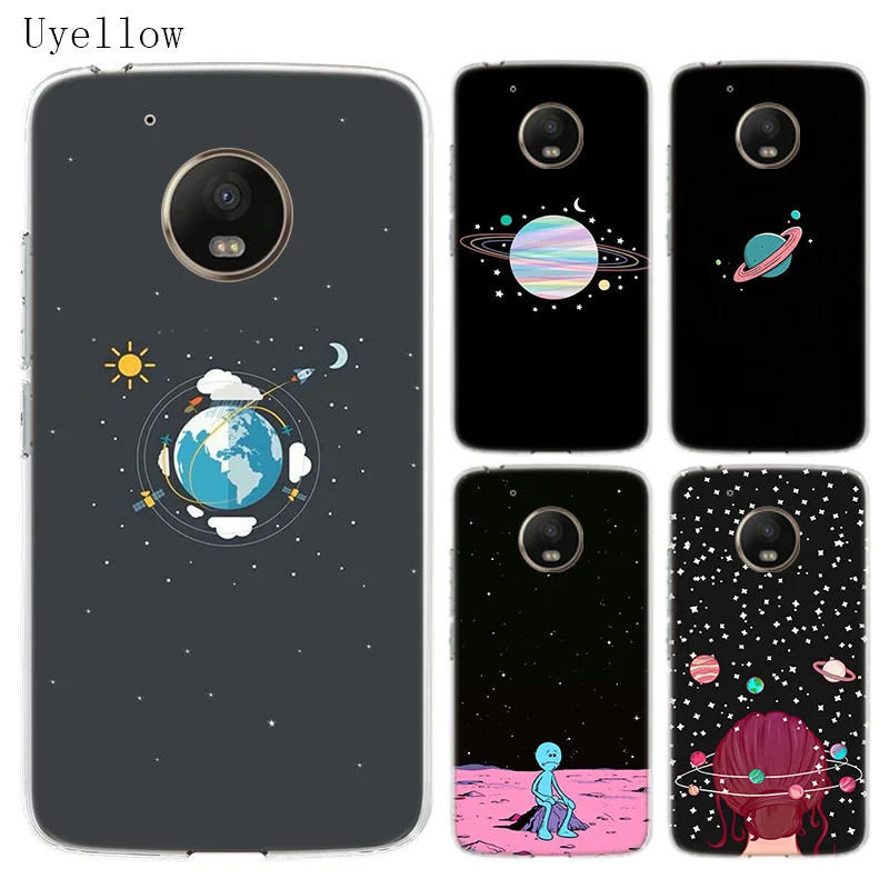 Мягкий силиконовый чехол Planet Space для Motorola Moto G7 Power G6 G5 G5S E6 E4 E5 Plus G4 Play Cover Coque |