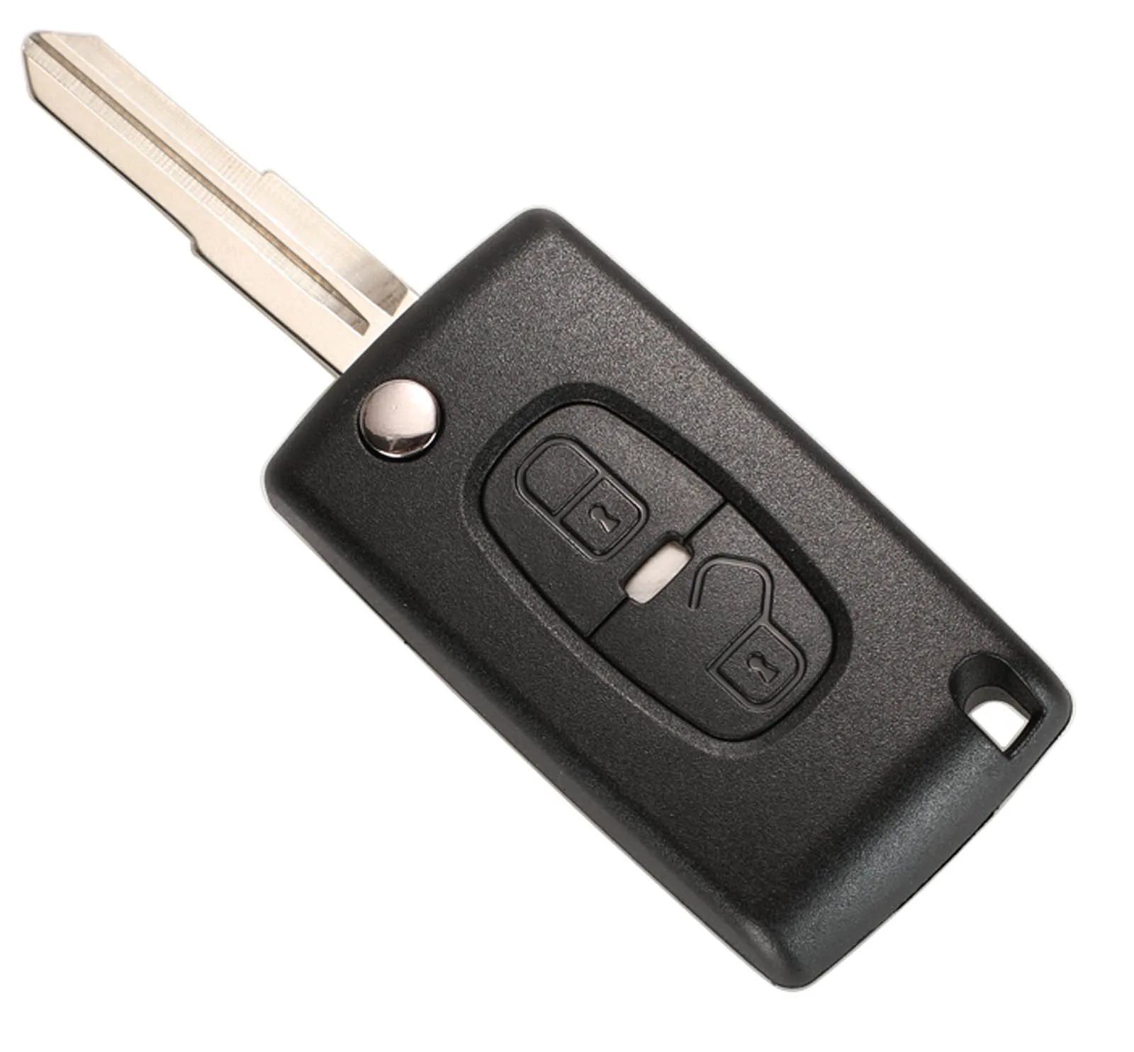 Jingyuqin для peugeot Key Shell 2B откидной складной пульт дистанционного управления авто ключ чехол Замена Fob для peugeot 4008 Uncut Blade
