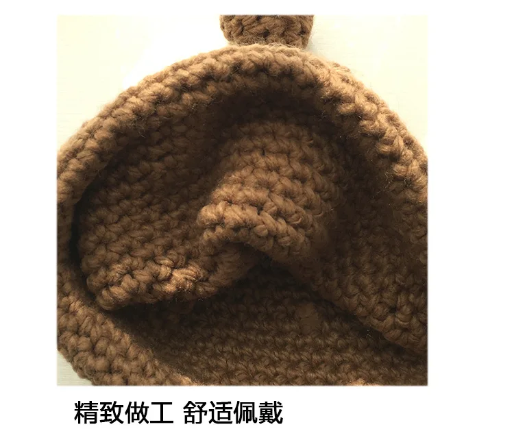 Knit hat women autumn and winter new knitted hat wild ear tip pointed hat couple warm student Korean cold cap Skullies beanies