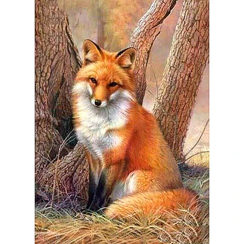

Full Square/Round Drill 5D DIY Diamond Painting "Animal fox" Embroidery Cross Stitch 5D Home Decor Gift