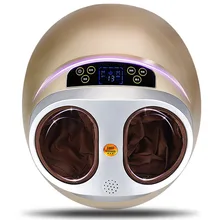 New Full wrapped foot massager pedicure machine shiatsu foot massage spa air pressure heating acupoint feet remote control