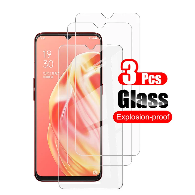 Закаленное стекло для Oppo A91 защитное премиум класса 2.5D 3 шт. | Мобильные телефоны и