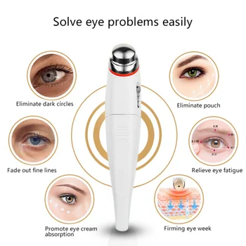 

Eye Massage Roller Electric Eye Massager Remove Wrinkles Dark Circle Pouch Spa Anti-aging Mini Electric Vibration