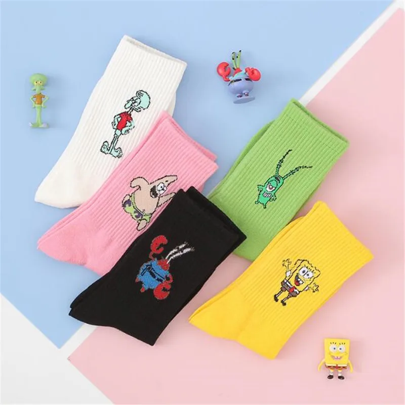Модные милые короткие носки женские Харадзюку с милым рисунком короткие носки хипстерские забавные женские носки