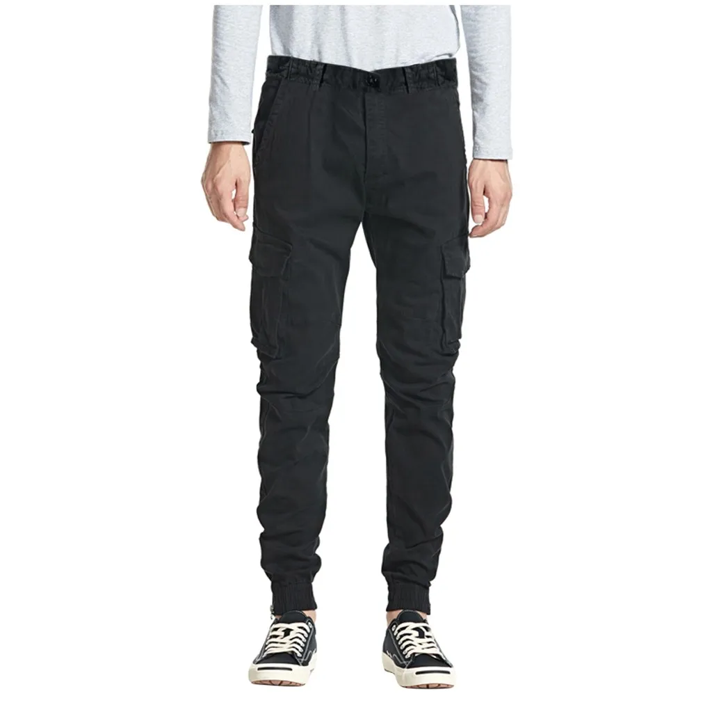 Pantalones Hombre, новые модные повседневные Прямые пляжные брюки с карманами для улицы, длинные брюки, Pantaloni Uomo, брюки, облегающие мужские брюки