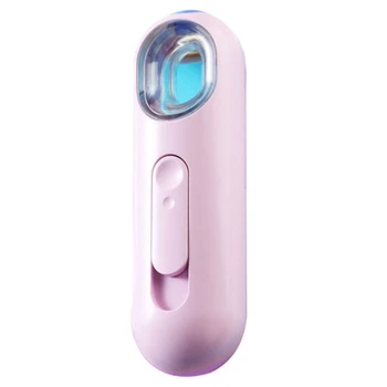 

Pink 22 Ml Mini Nano Mister Spray Bottle Battery Operated Facial Steamer Moisturizing Ultrasonic Handheld Atomizer Portable Beau