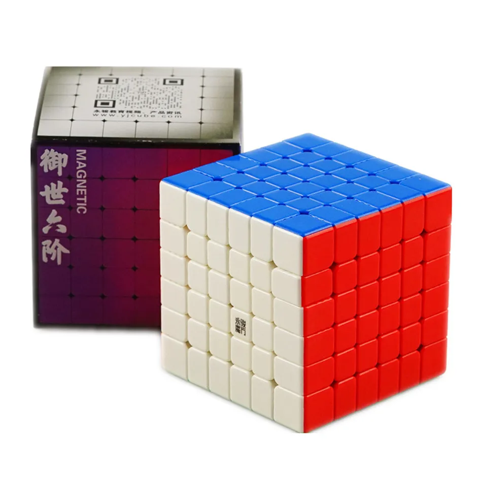 YJ Yushi 6x6x6 V2M Magic Magnetic Speed Cube Professional Anti-Stress Toys Smooth Children's Puzzle For the Game | Игрушки и хобби