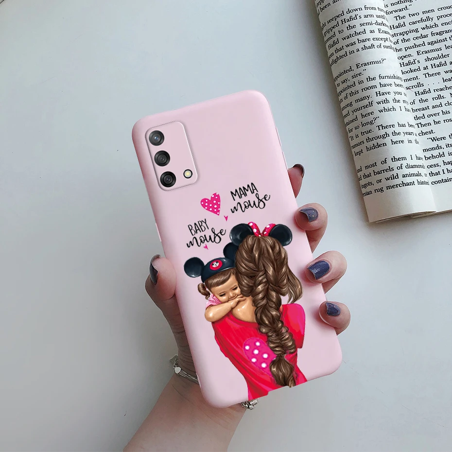 Cute Baby Girls Case For Oppo A74 Case OppoA74 CHP2219 Soft Silicone Phone Cases For Oppo A74 5G A 74 CPH2197 Back Cover Bumper cases for oppo back