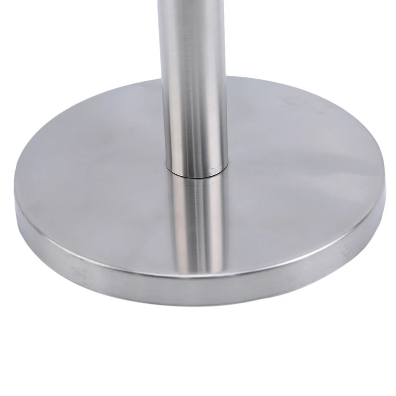 Stainless Steel Vertical Roll Paper Towel Holder Stand Bathroom Toilet Paper Stand Kitchen Hand Towel Tissue Holder Napkin Rack