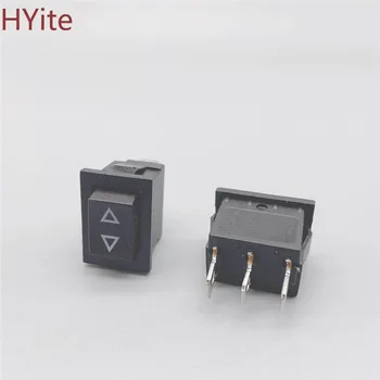 

5PCS momentary rocker switch 3 flat pins,both sides spring return to middle after released,mom on - off - mom on21 * 15MM