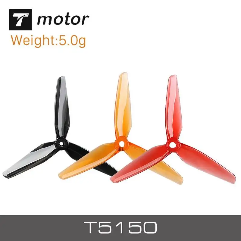 5 пар T motor Tmotor T5150 5150 Хрустальное весло FPV мощный пропеллер поддержка двигателя POPO для радиоуправляемого