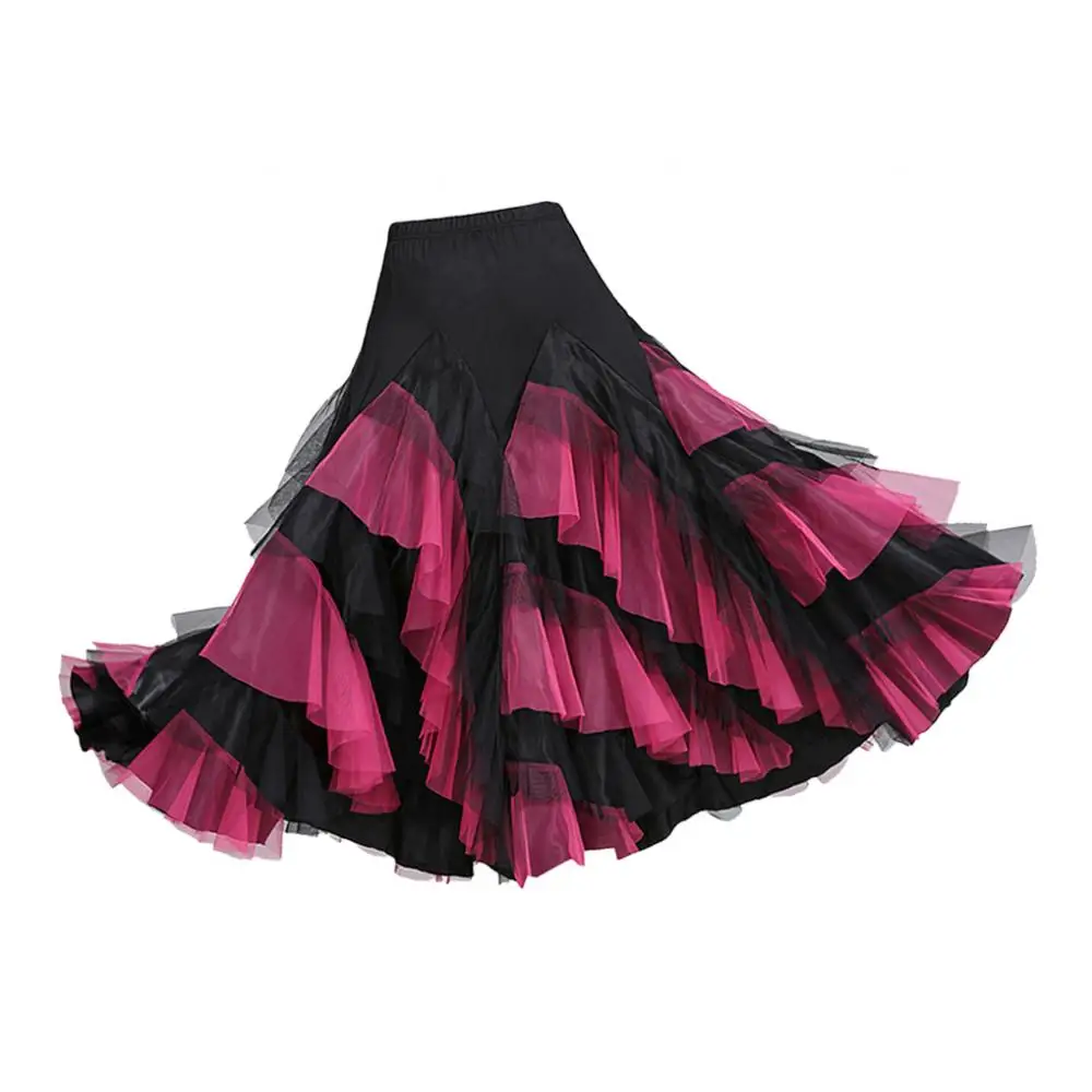 Flamenco Skirt Ballroom Waltz Dance Clothes Modern Costumes For Women