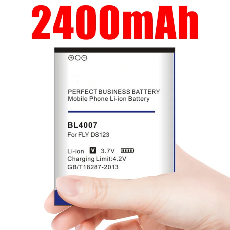 2400 мАч BL4007 батарея для FLY DS123 мобильный телефон Литий-ионные аккумуляторы