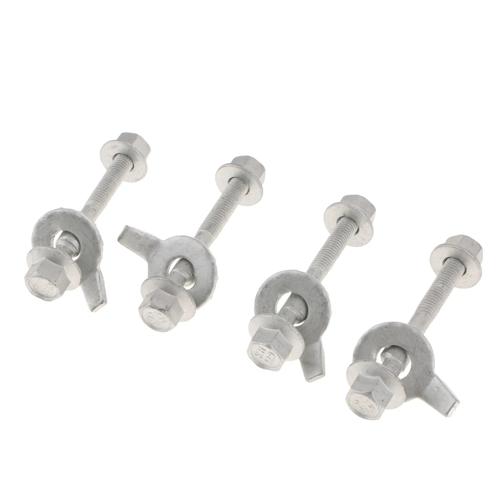 4 Pieces Car Wheel Alignment Eccentric 12.9 Bolt Lock Screws Kit