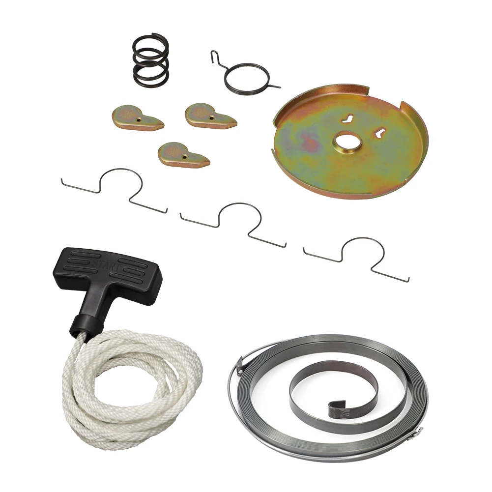 Recoil Starter Spring Rope Handle Pull Start Rebuild Kit For HONDA ATC
