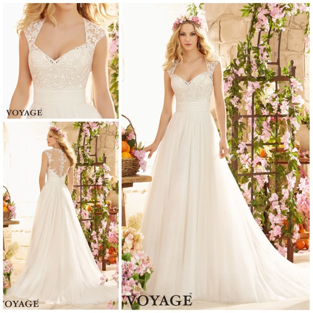 

A line V neckline lace Embroidery Tulle Rude Style Vestido De Novia 2018 Short Tail bridal gown mother of the bride dresses