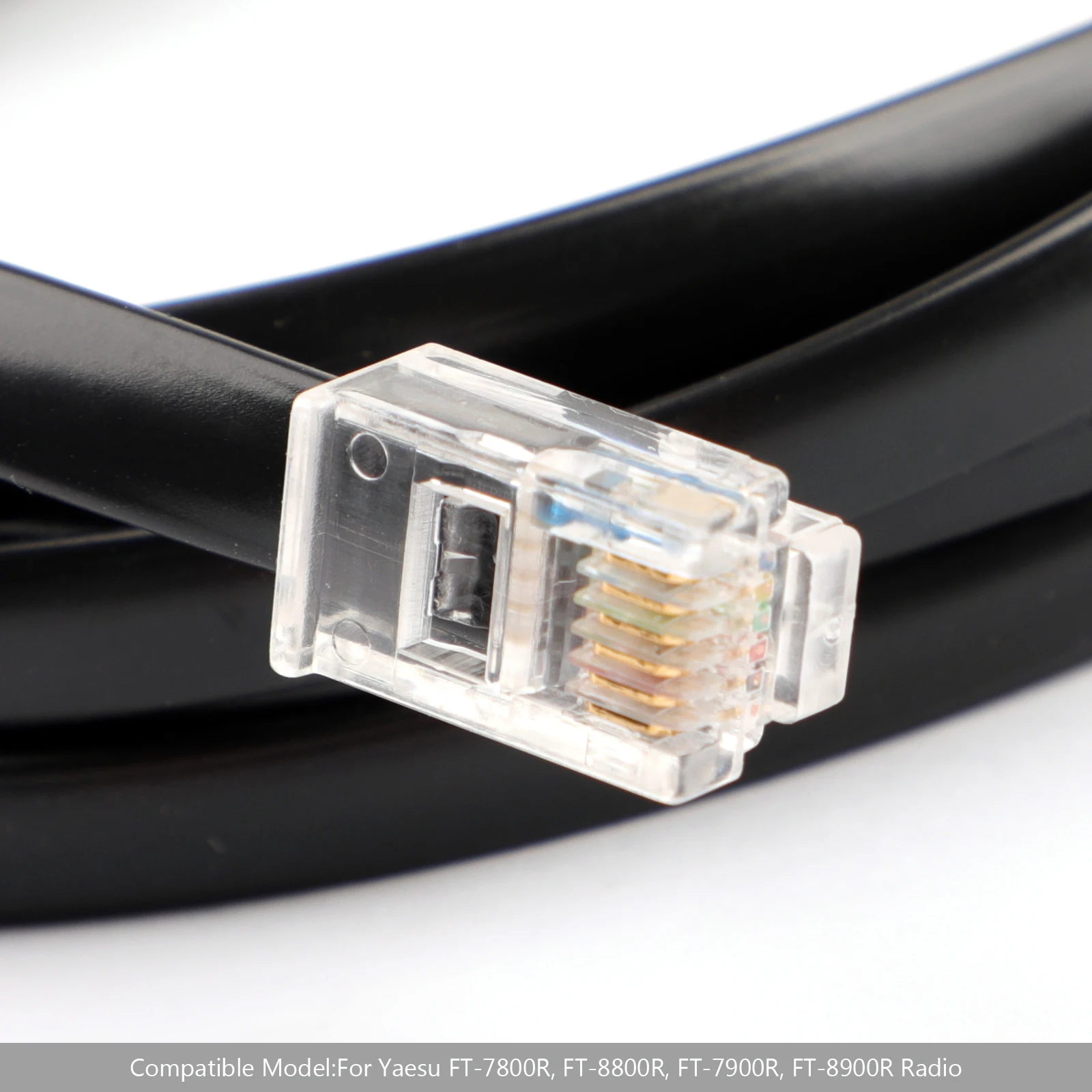 Artudatech 2 шт. 3 м 6-Pin Mic продлить провода+ 1 предмета одежды для детей возрастом от 1 до 2 сплиттер адаптер для Yaesu FT 7800R 8800R 7900R 8900R радио