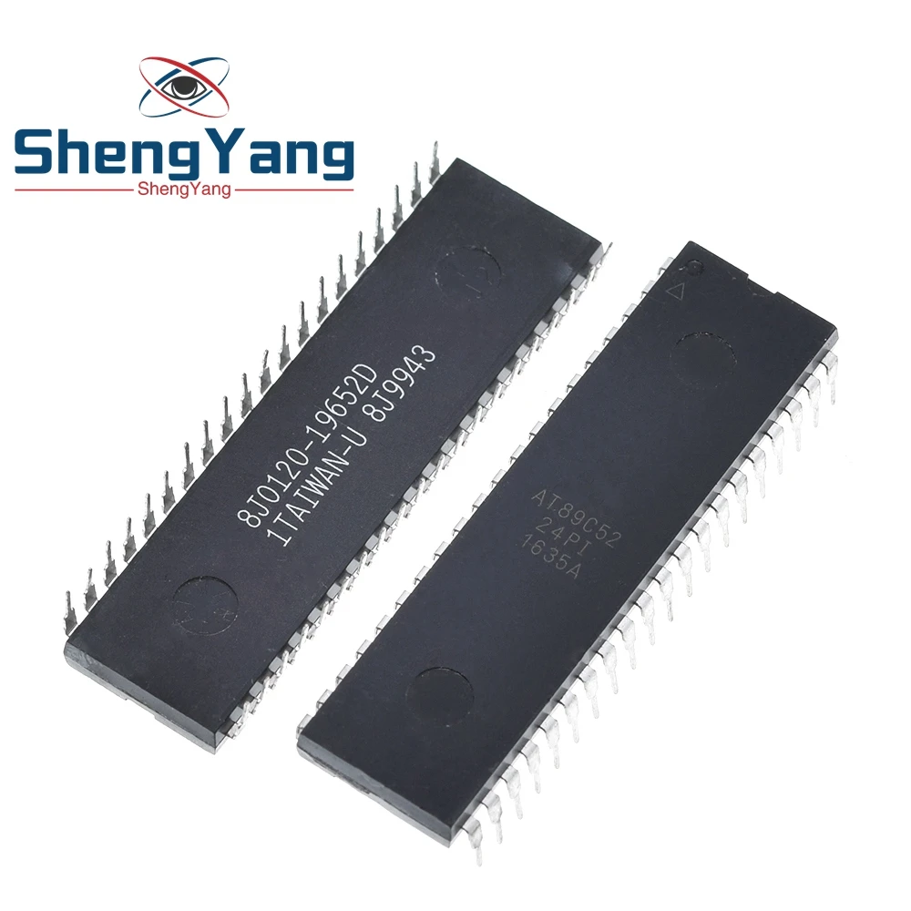 Новый оригинальный DIP40 AT89C52 DIP микрокомпьютер 52-битный для arduino DIY | Электронные
