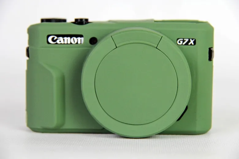 Green Чехол для камеры Canon G7X/G7X Mark II силиконовый защитный чехол для камеры - Цвет: Green