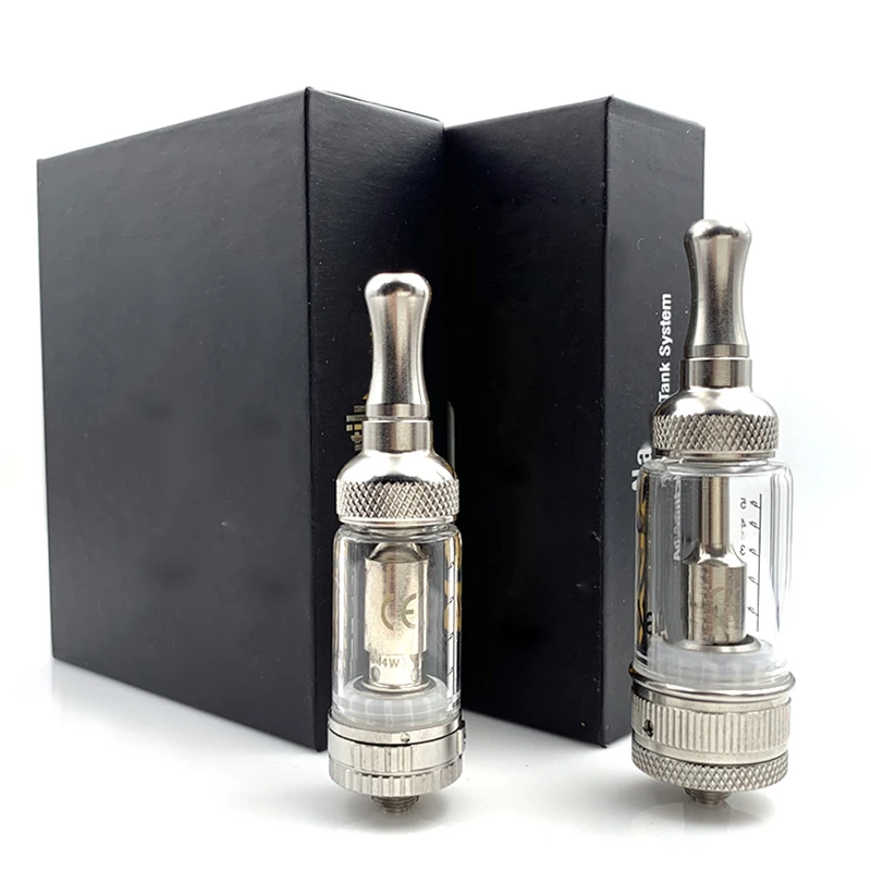 RunVape-atomizador de vapeo, 2ml/5ml, Control de Flujo de aire superior, fondo Vertical Naus Mini BVC, bobina de cigarrillo electrónico
