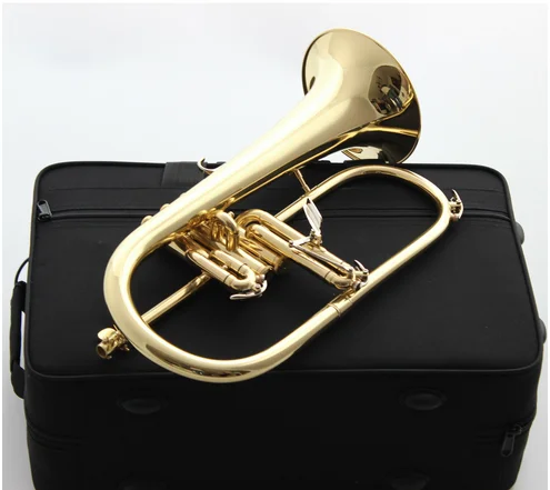 Музыка Fancier клуб профессиональный Япония flugelhorn 8310Z золотой лак с чехол для