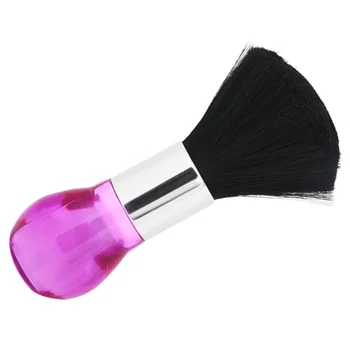 

Useful Barber Brush Hair Cleaning Brush with Handle Soft Hair Brush Hair Salon Brush Hairdressing Tool for Men Women (Random Col