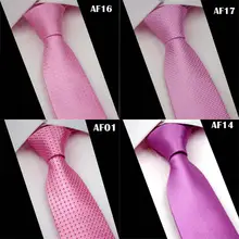 Бренд cityraider 7 см галстуки для худой шеи для мужчин Свадебный галстук мужской галстук s тонкие галстуки розовый галстук розовая гравата CR023