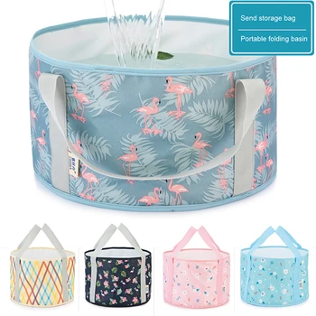 

Foldable Water Basin Large Portable Foot Tub Wash Basin Water Bucket Footbag Washing Tub For Outdoor Travel Supplies