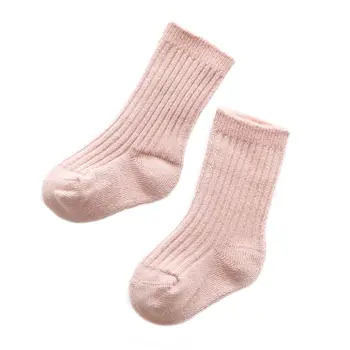 

2pcs Plus Velvet Warm Baby Socks Plus Velvet Autumn And Winter And Adorable Socks New