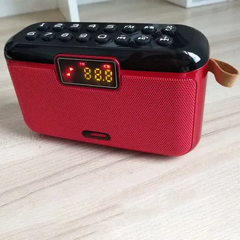 

Very Heavy Bass Sound Portable Outdoor Subwoofer Bluetooth 4.2 Speaker FM TF USB AUX Player Sound Record With Two 18650 Battery