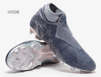 

Sneakers Men Football Shoes Durable Soccer Cleats Boots Long Spikes FG Spikes Sneakers Soft Indoor Turf Futsal Soccer Shoes 2020