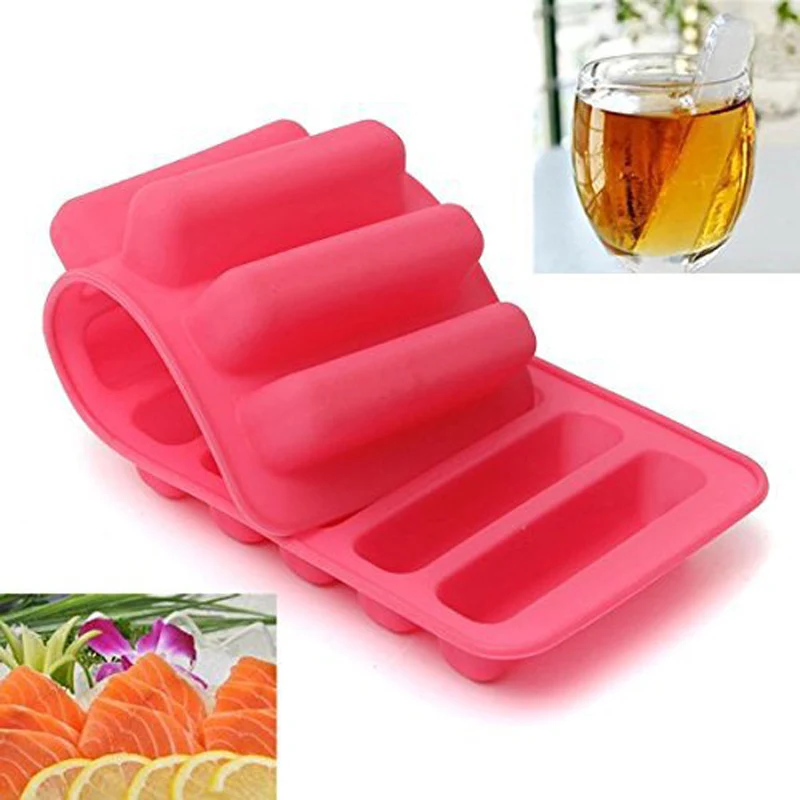 силиконовая форма палочки. силиконовая форма «батончик». силиконовый молд косичка. оранжевая палка. формочка для льда.