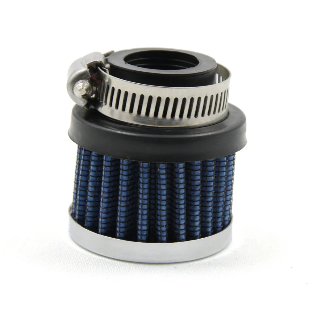 Car Mini Air Filter 25MM Diameter Clamp-On Auto Motorcycle Air Intake Cold Air Filters Aluminum Alloy