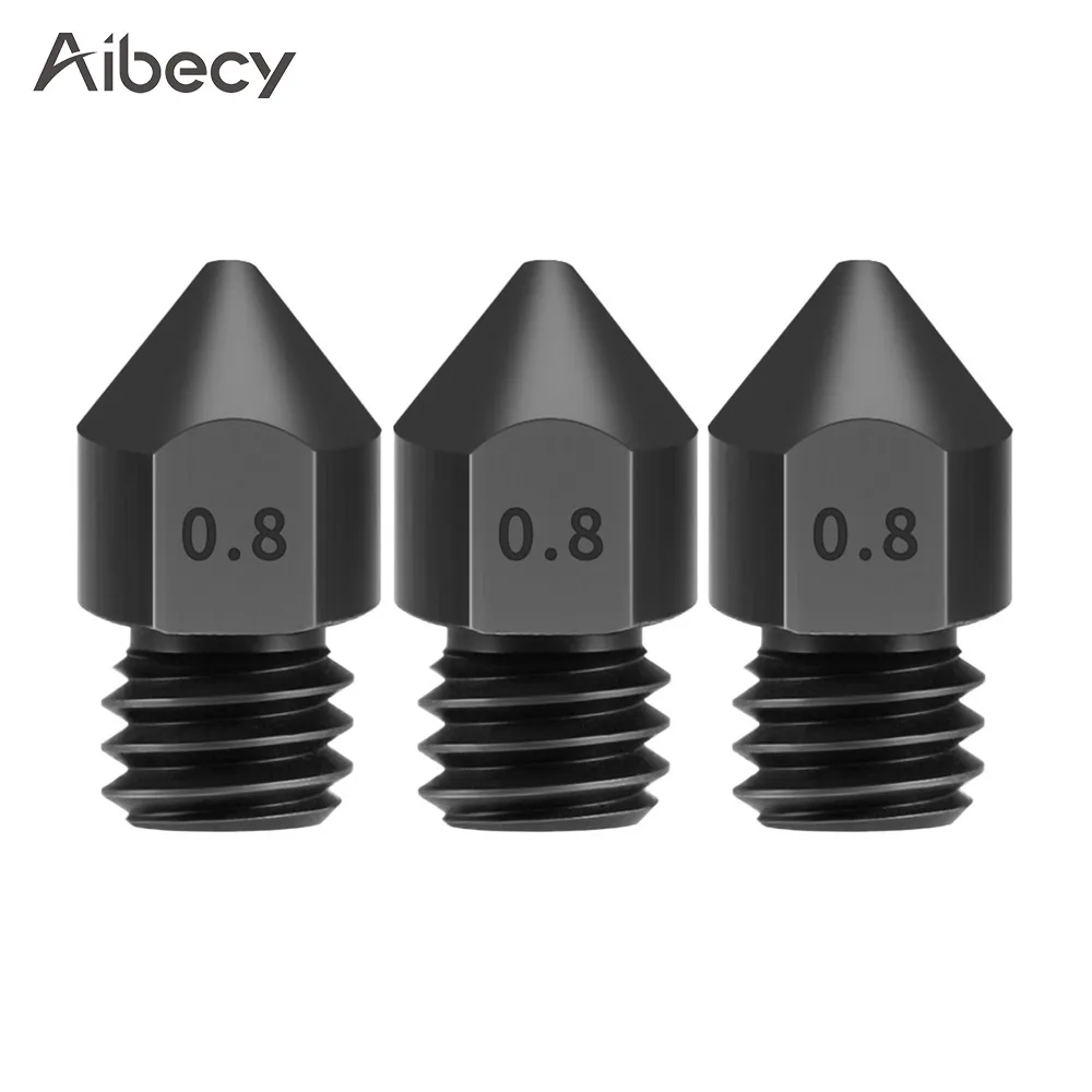 3 шт. закаленные стальные насадки для 1 75 мм нити Creality Ender 3/CR-10/CR-10S Pro/TEVO 3d принтер