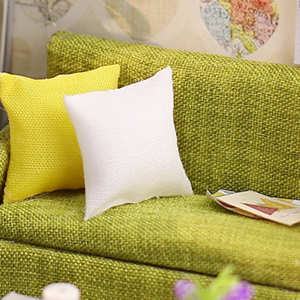 3D Деревянный Миниатюрный Кукольный дом мебель DIY Сборная модель с крышкой детская игрушка