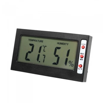 

2-in-1 Thermohygrometer Digital LCD Thermometer Hygrometer Max Min Memory Celsius Fahrenheit