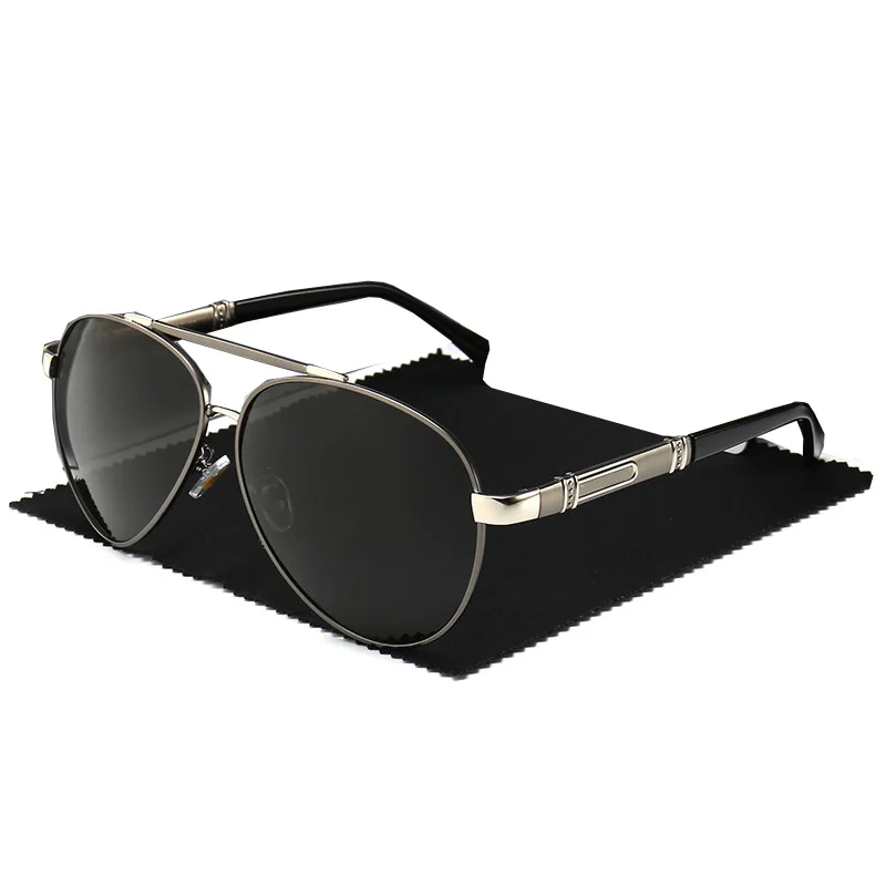 Поляризационные солнцезащитные очки мужские Женские Ретро солнцезащитные очки для женщин мужские с заклепками дешевые классические Oculos De Sol uv400 - Цвет линз: gun gray