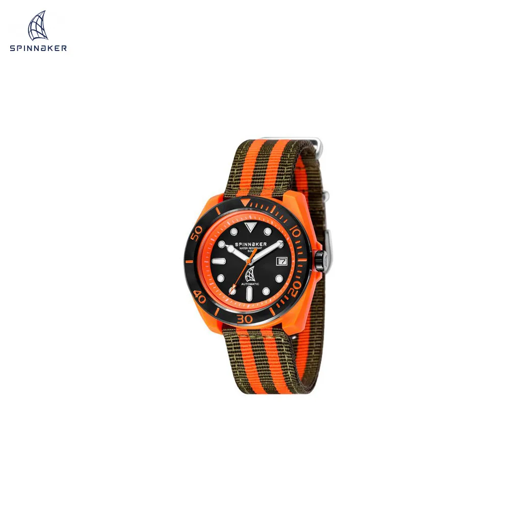 Наручные часы Spinnaker SP-5054-05 мужские механические с автоподзаводом на текстильном ремешке