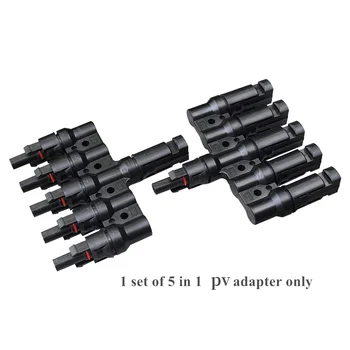 

Solar Panel Adapter 2 in 1/3 in1/4 in1/5 in1/6 in1 Connector Cable Splitter Male and female adapter for in parallel connecting