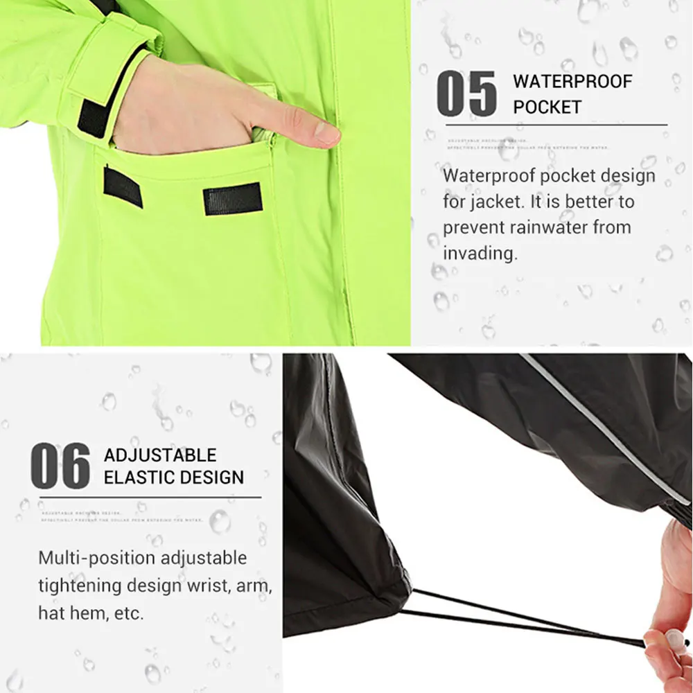 SINOLL водонепроницаемый дождевик + дождевые штаны мотоциклетный дождевой костюм